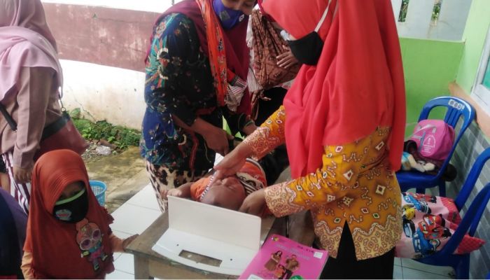 KEGIATAN POSYANDU BALITA DI DUSUN KARANGANYAR 01