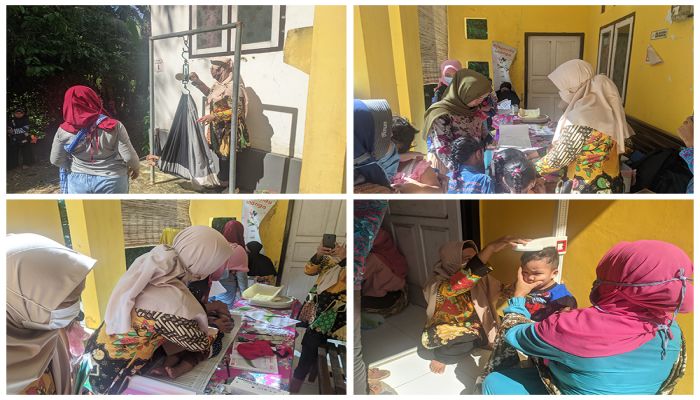 KEGIATAN POSYANDU BALITA DI DUSUN JOMBRET 01