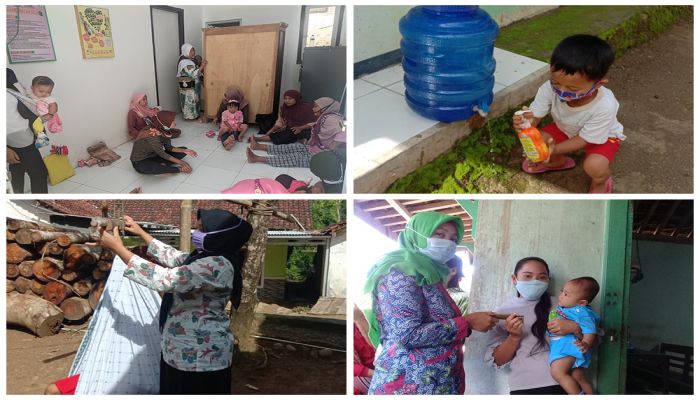 KEGIATAN POSYANDU BALITA DI DUSUN JOMBRET 02